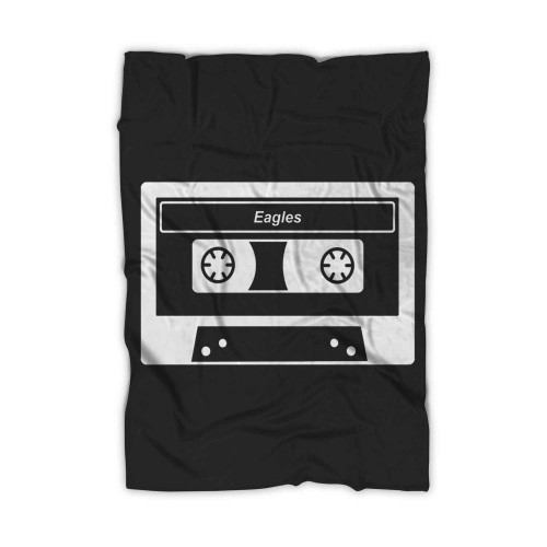 Retro Classic Rock Bands Cassette Eagle Blanket