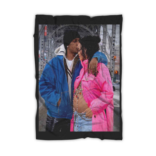 Rihanna And Asap Rocky Blanket