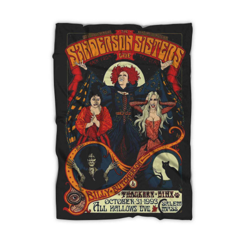 Sanderson Sisters Hocus Pocus Halloween Party Blanket