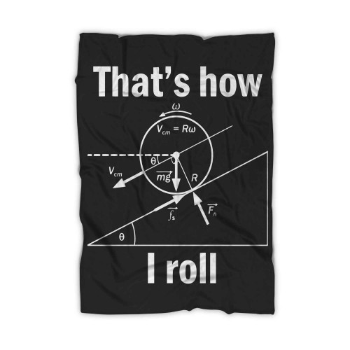 Science Thats How I Roll Mathematics Blanket