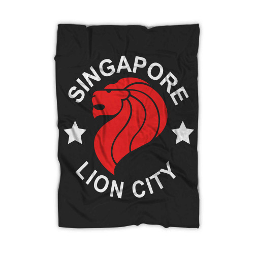 Singapore Lion City Blanket