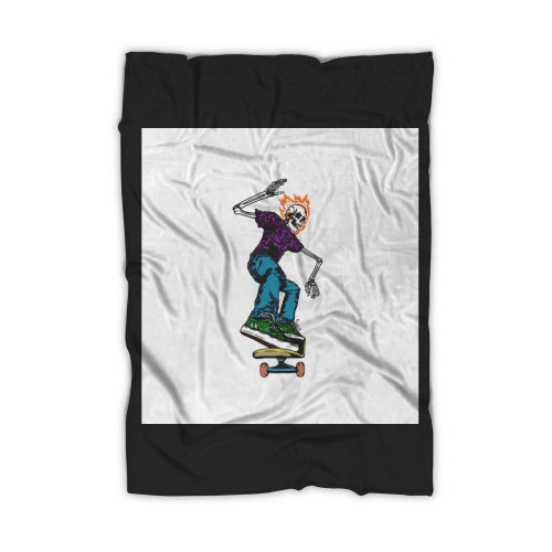 Skatazz Skeleton Blanket