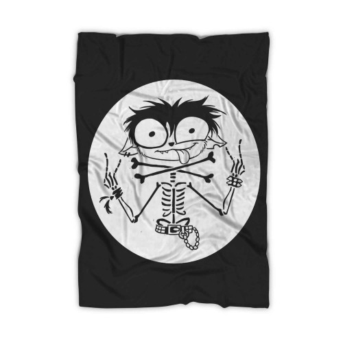 Skele Cat Punx Blanket