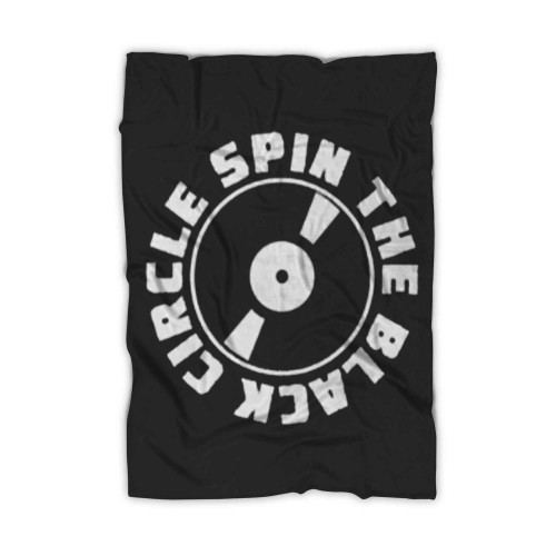 Spin The Black Circle Record Logo Blanket