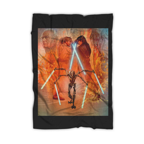 Star Wars Celebration Mural Revenge Of The Sith Blanket