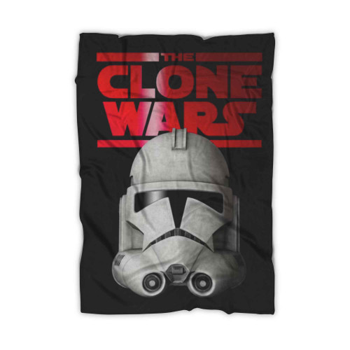 Star Wars The Clone Wars Trooper Helmet Blanket