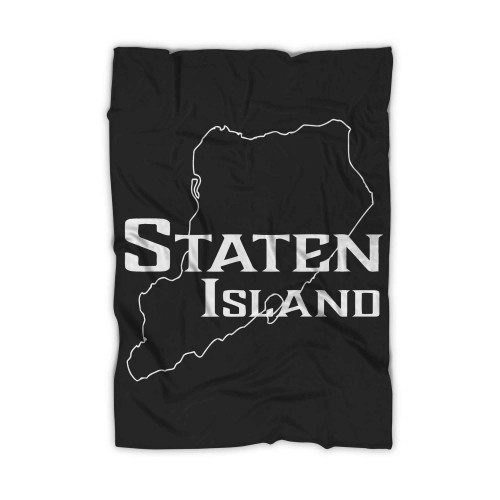 Staten Island Outline Blanket