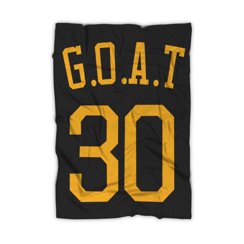 Steph Curry Goat 30 Golden State Warriors Blanket