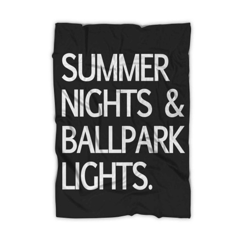 Summer Nights & Ballpark Lights Blanket