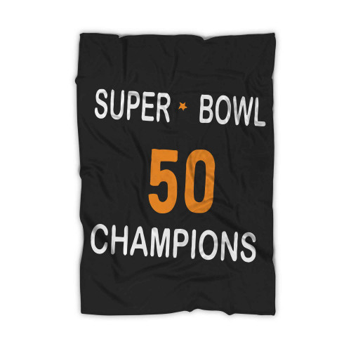 Super Bowl 50 Champions Denver Broncos Short Blanket