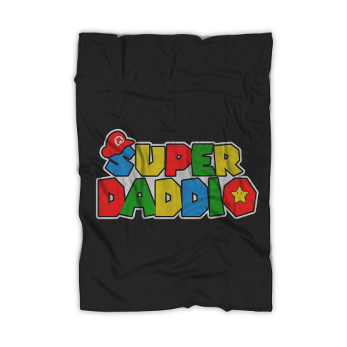 Super Daddio Super Mario Father's Day Blanket