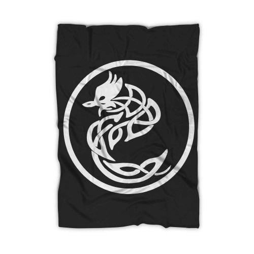 Tattoo Style Black Dragon Blanket Tattoo Style Black Dragon Blanket