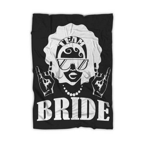 Team Bride Yes I Do Blanket