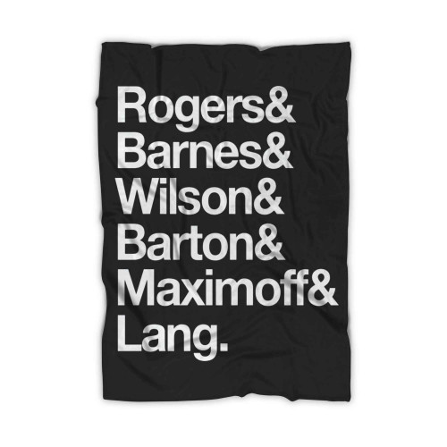 Team Rogers Typo Blanket