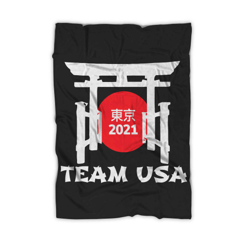 Team Usa Tokyo Japan Summer Olympics Games 2021 Blanket