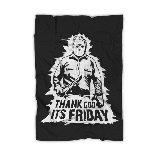 Thank God Its Friday Jason Voorhees Blanket