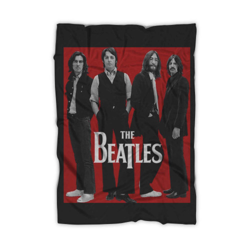 The Beatles Let It Be Band Photo Rock Music Blanket