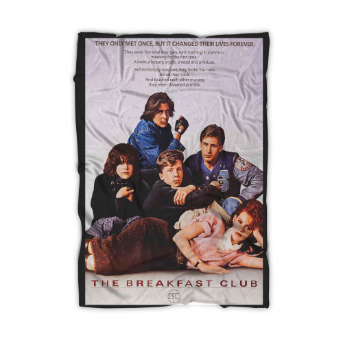 The Breakfast Club 1985 Comedy Movie Blanket