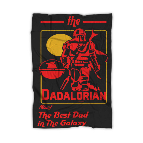The Dadalorian Like A Dad Just Way Cooler (2) Blanket
