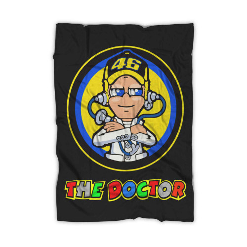 The Doctor Valentino Rossi 46 Genius Blanket
