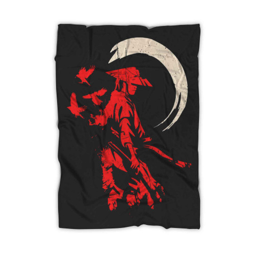 The Ghost Samurai Warrior Sword Anime Bushido Blanket