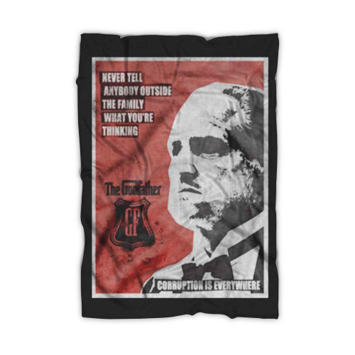 The Godfather Don Vito Corleone Corruption Blanket