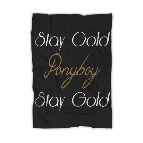 The Outsiders Stay Gold Panyboy Blanket