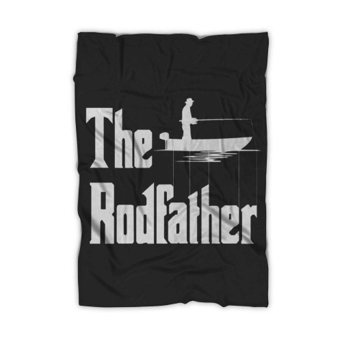 The Rodfather Fisherman Vintage Fishing Blanket