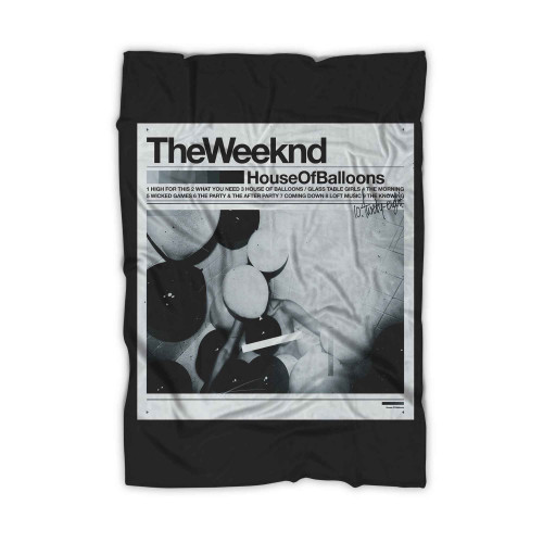 The Weeknd House Of Balloons Blanket