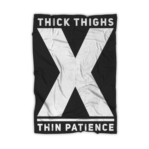 Thick Thighs Thin Patience Funny Gym Women's T-Shirt Tee