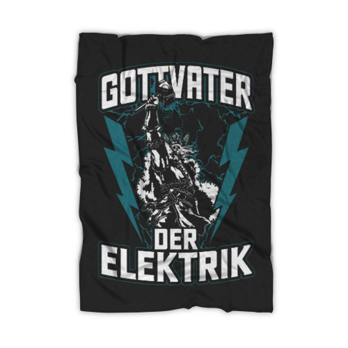 Thor God Father Of Electrical Hammer Gods Donar Culture Blanket