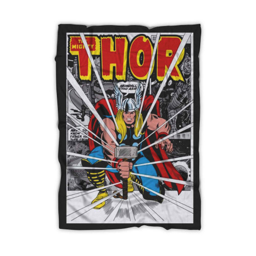 Thor Superhero Comic Marvel Blanket