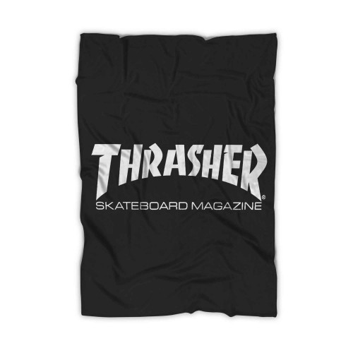 Thrasher Logo Skateboarding Magazine Skate Blanket