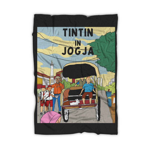 Tintin In Jogja Blanket