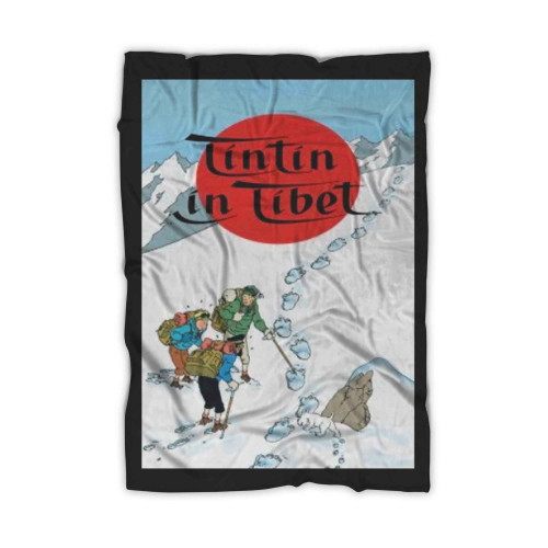 Tintin In Tibet Blanket