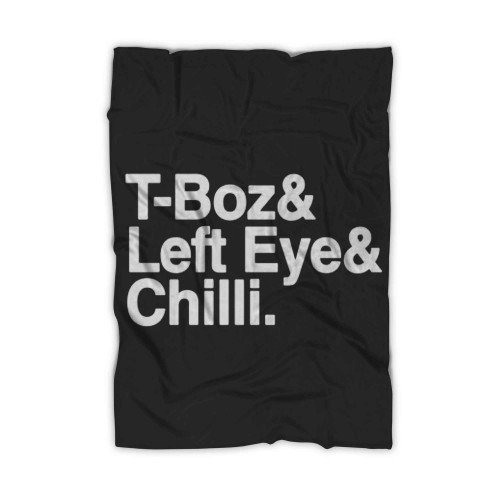 Tlc Left Eye Chilli T Boz Blanket