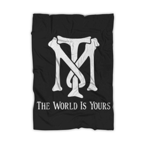 Tony Montana Logo The World Is Your Blanket
