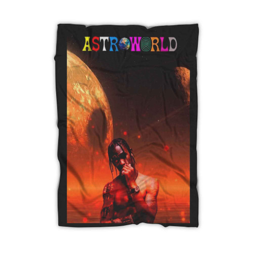 Travis Scott Vintage Rap Astroworld Blanket