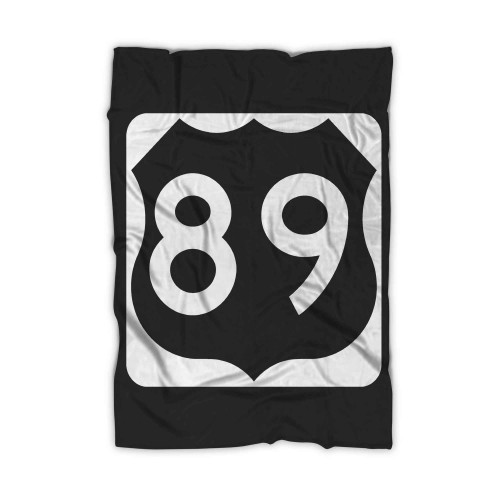 Us Highway Route 89 Blanket