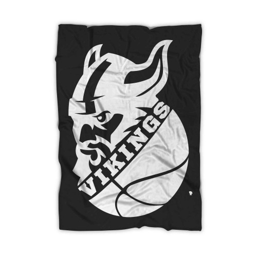 Vikings Basketball Vikings Basketball Blanket