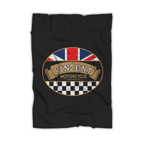 Vincent Classic Motorcycle Blanket