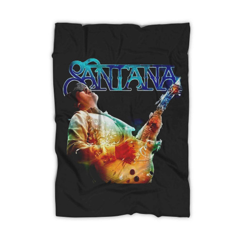 Vintage Carlos Santana Concert Blanket
