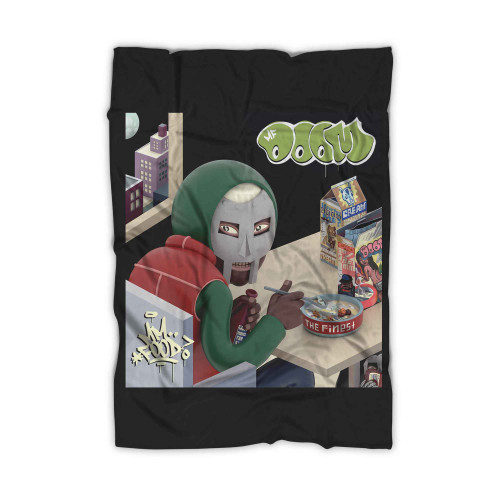 Vintage Mf Doom Mm Food Hip Hop Rap Blanket