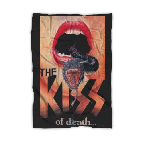 Vintage Poster The Kiss Of Death Blanket