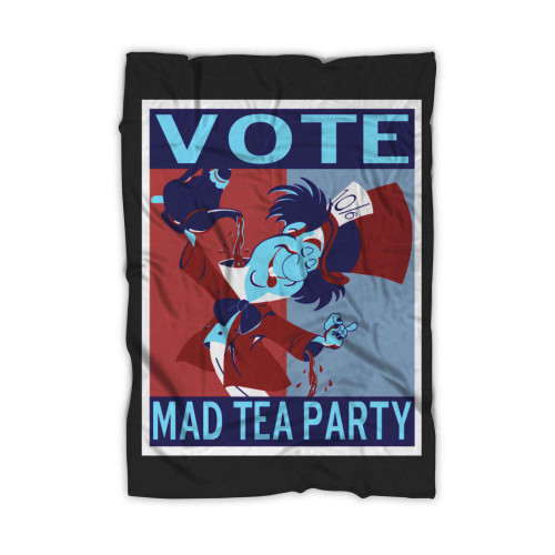 Vote Mad Tea Party Blanket
