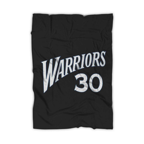 Warriors 30 Logo Blanket