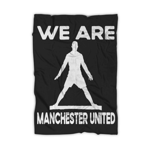We Are Cr 7 Manchester United Blanket