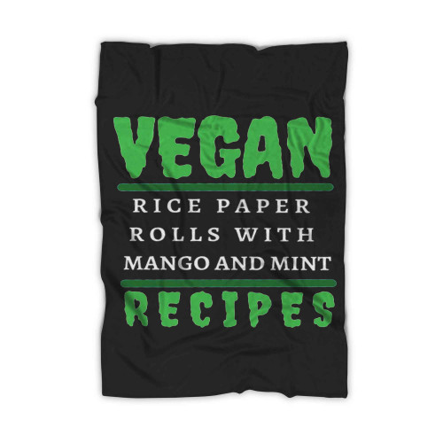 What Do Vegans Eat Vegetarian Blanket