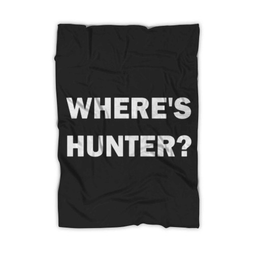 Wheres Hunter Blanket