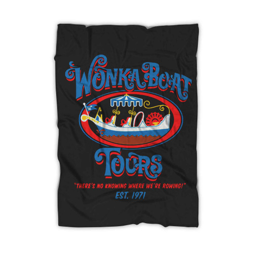 Wonka Boat Tours 1971 Blanket